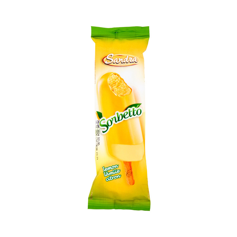 Ice lolly "Sorbetto", Sandra, lemon, 55 g