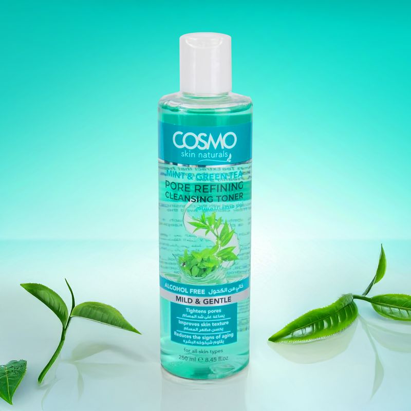 Cleansing toner \"Mint&Tea\", Cosmo, 250 ml
