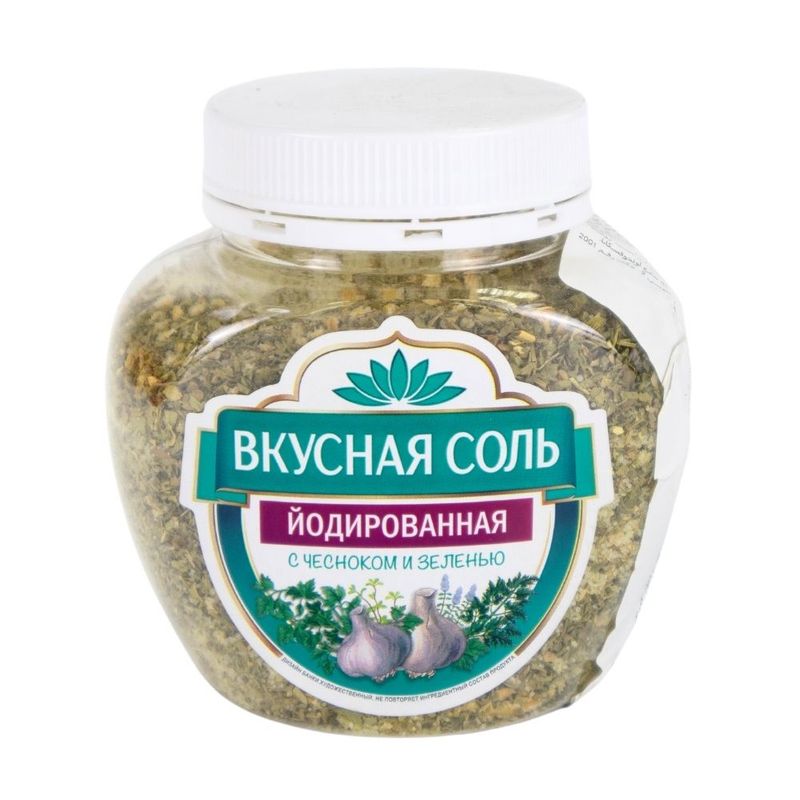 Iodized salt, 400 g, in assortment
